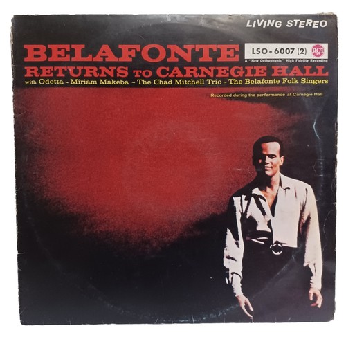 Belafonte returns carnegie - belafonte,