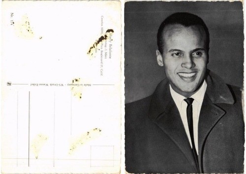 Cpa harry bellafonte film star - cpa,