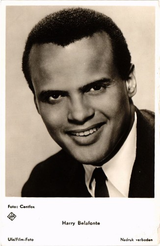 Cpa harry bellafonte film - ak,