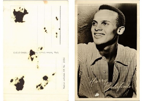 Cpa harry bellafonte film - ak,