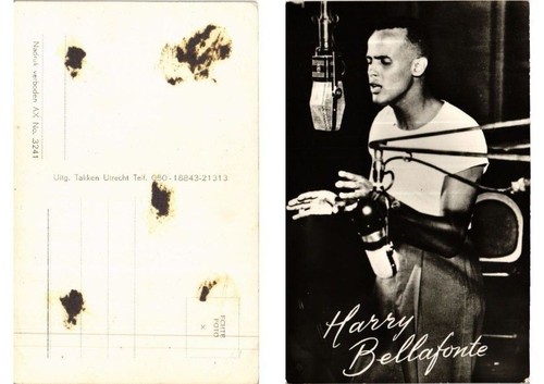 Cpa harry bellafonte film - harry, star