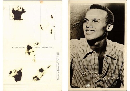 Cpa harry bellafonte film - cpa,