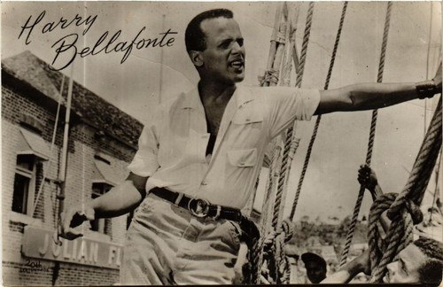 Cpa harry bellafonte film - cpa,