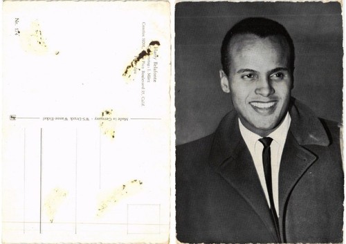 Cartolina cpa harry bellafonte - cartolina,